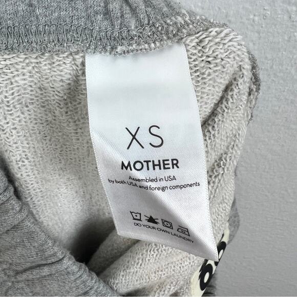 MOTHER Move It | NEW Gray Sweatpants The Bender Ankle 100% Cotton Athleisure XS - Picture 7 of 9